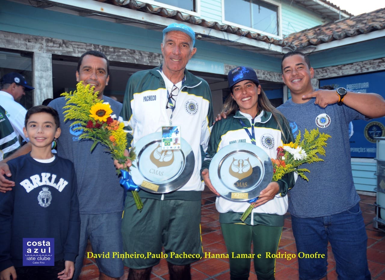 Atletas do Costa Azul marcam presença no PanAmericano de Pesca-Sub